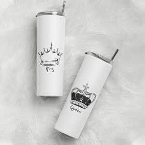 Σετ Tumbler θερμός για Ζευγάρια | King & Queen