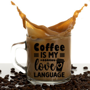 Γυάλινη Κούπα | Coffee is my love language