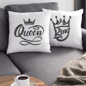 Σετ Μαξιλάρια | King - Queen Dots