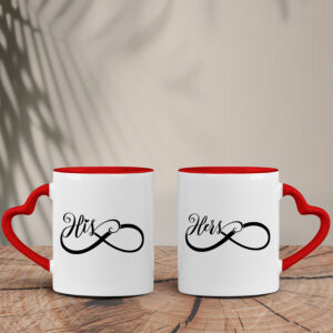 Σετ Κούπες Καρδιά | His/Hers Eternity
