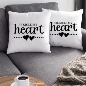 Σετ Μαξιλάρια | He - She Stole my heart
