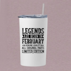Tumbler θερμός 360ml | Legends are born in February