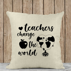 Μαξιλάρι Λινό | Teachers change the world