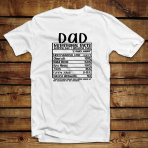 Μπλουζάκι unisex | Dad Nutrition Facts