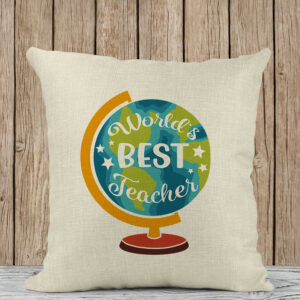 Μαξιλάρι Λινό | World's best teacher