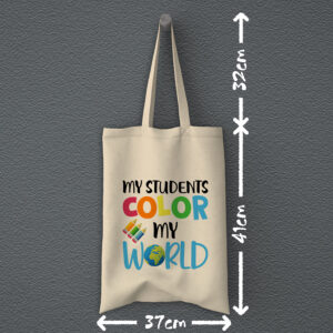 Οικολογική Υφασμάτινη Τσάντα | My students color my world