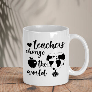Λευκή κούπα | Teachers change the world