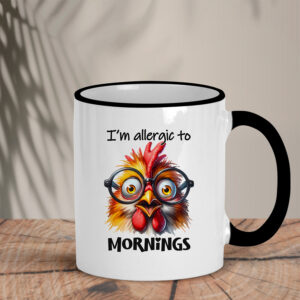 Δίχρωμη Κούπα | I am allergic to mornings