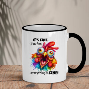 Δίχρωμη Κούπα | Everything is fine