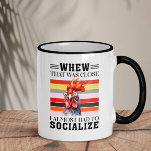 Δίχρωμη Κούπα | That was close. I almost had to socialize