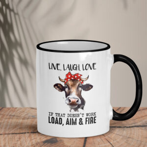 Δίχρωμη Κούπα | Live, Laugh, Love