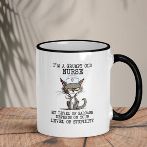 Δίχρωμη Κούπα | I'm a grumpy old nurse
