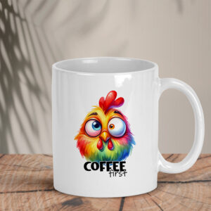 Λευκή Κούπα | Coffee first