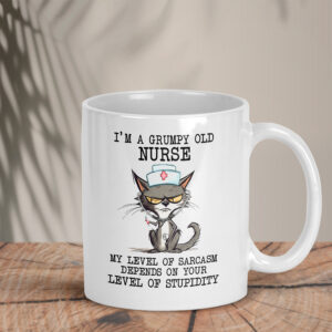 Λευκή Κούπα | I'm a grumpy old nurse