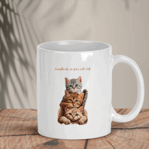 Λευκή Κούπα | Pawsitively in love with cats