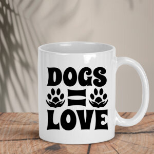 Λευκή Κούπα | Dogs = Love