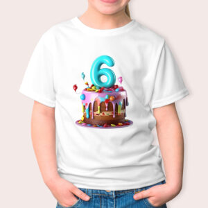 Παιδικό Μπλουζάκι | Happy Birthday 6 years