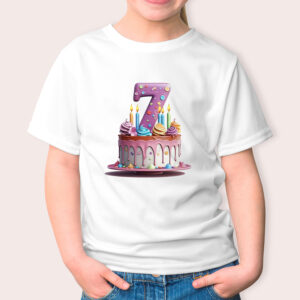 Παιδικό Μπλουζάκι | Happy Birthday 7 years