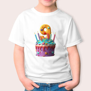 Παιδικό Μπλουζάκι | Happy Birthday 9 years