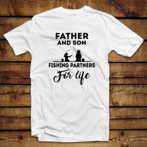Unisex μπλουζάκι | Father and son fishing partners