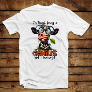 Μπλουζάκι Unisex | It's tough being a genius