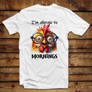 Μπλουζάκι Unisex | I am allergic to mornings