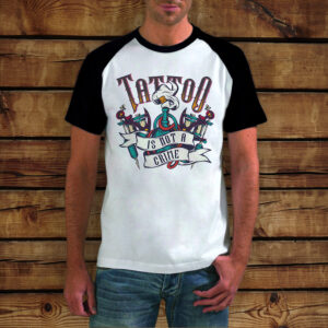 Baseball T-shirt | Tattoo Is Not a Crime