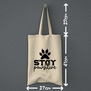 Υφασμάτινη τσάντα | Stay pawsitive 2