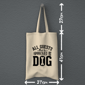 Υφασμάτινη τσάντα | All guests must be approved by the dog