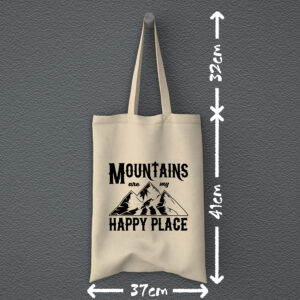 Totebag | Mountains are my happy place
