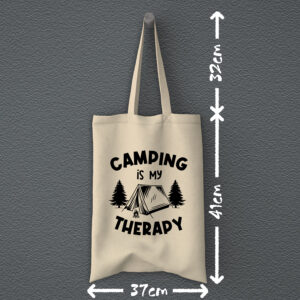 Totebag | Camping is my Therapy