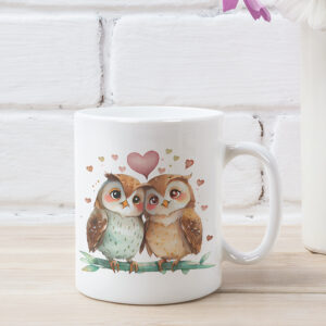 Λευκή Κούπα | Love Owl Couple