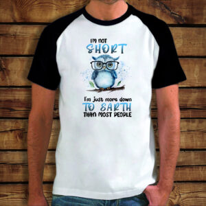 Baseball Μπλουζάκι | I'm not short I'm more down to earth