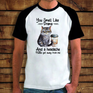 Baseball Μπλουζάκι | You smell like drama and a headache