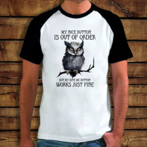 Baseball Μπλουζάκι | My nice button is out of order