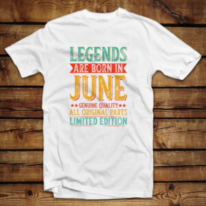 Unisex μπλουζάκι | Legends are born in June
