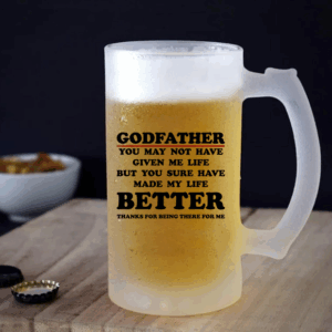 Ποτήρι μπίρας | Godfather thanks for being there