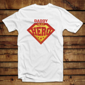 Μπλουζάκι unisex | Daddy is my Hero