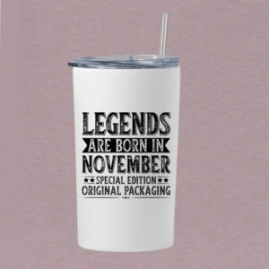 Tumbler θερμός 360ml | Legends are born in  November