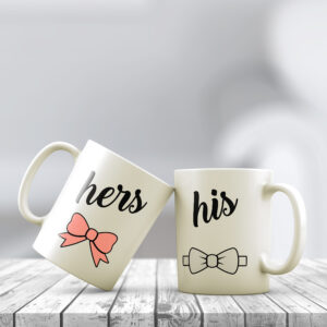 Σετ Λευκές Κούπες | His & Hers