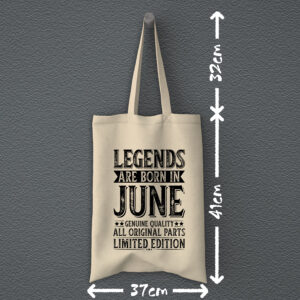 Υφασμάτινη Τσάντα | Legends are born in June