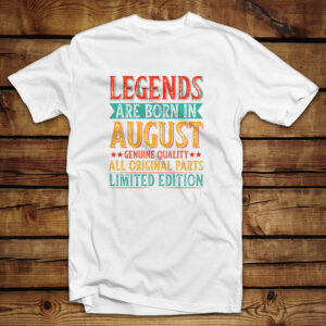 Unisex μπλουζάκι | Legends are born in August