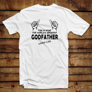 Μπλουζάκι unisex | This is what world's greatest godfather looks like