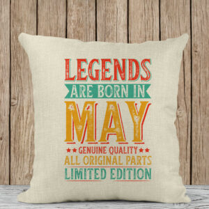 Διακοσμητικό Μαξιλάρι | Legends are born in May