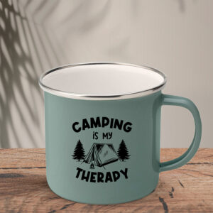 Εμαγιέ Κούπα | Camping is my Therapy