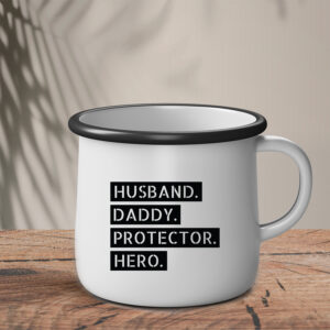 Εμαγιέ Κούπα | Husband Daddy Protector Hero