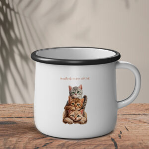 Εμαγιέ Κούπα | Pawsitively in love with cats