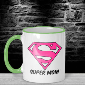Δίχρωμη Κούπα | Super Mom