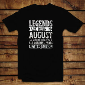 Unisex μπλουζάκι | Legends are born in August