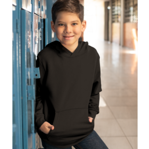 Παιδικό Φούτερ με Κουκούλα | Μαύρο